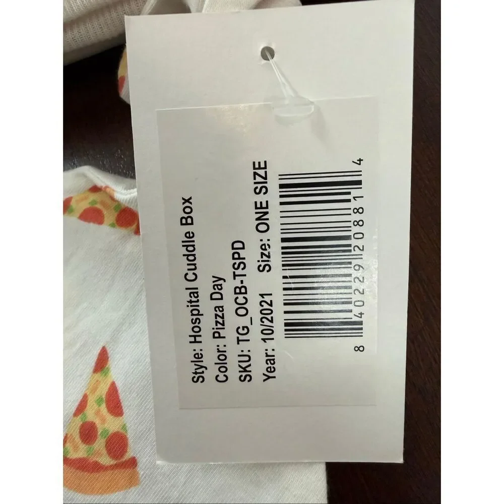 NWT Monica and Andy Newborn Baby Boy Hospital Cuddle Box - Pizza Day - Receiving